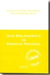 Guía bibliográfica de Derecho procesal. 9788484085218