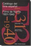 Catálogo del cine español. Vol.F3. 9788437625799