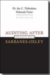 Auditing after Sarbanes-Oxley