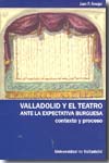 Valladolid y el teatro ante la expectativa burguesa. 9788484485094
