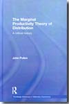 The marginal productivity theory of distribution. 9780415487122