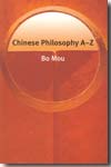 Chinese philosophy A-Z. 9780748622412