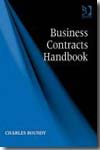 Business contracts handbook