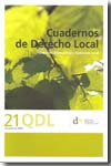 QDL. Cuadernos de Derecho local, Nº 21, año 2009