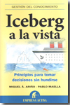 Iceberg a la vista