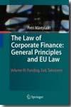 The Law of corporate finance