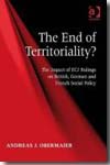 The end of territoriality?. 9780754678274
