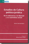 Estudios de cultura político-jurídica. 9788492453207