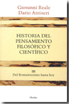 Historia del pensamiento filosófico y científico. Vol. 3. 9788425415913