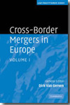 Cross-border mergers in Europe. Volume I. 9780521483278