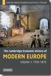 The Cambridge economic history of modern Europe. Vol.1