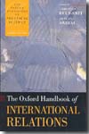 The Oxford handbook of international relations. 9780199585588
