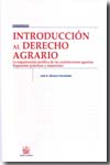 Introducción al Derecho agrario. 9788498769302