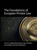 The foundations of european private Law. 9781849460651