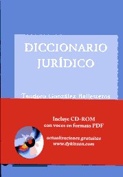Diccionario jurídico. 9788499822273