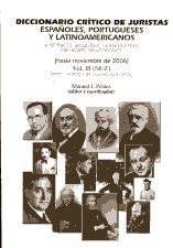 Diccionario crítico de juristas españoles, portugueses y latinoamericanos (hispánicos, brasileños, quebequenses y restantes francófonos)