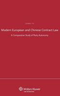 Modern european and chinese contract Law. 9789041134592