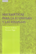 Matemáticas para la economía y las finanzas. 9788483232484