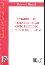 Exigibilidad e inexigibilidad como principio jurídico regulativo. 9789974578456