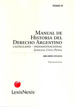Manual de historia del Derecho argentino. 9789875920170