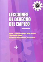 Lecciones de Derecho del empleo. 9788430944927