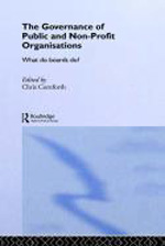 The governance of public and non-profit organisations