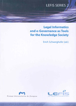 Legal informatics and e-governance as tools for the knowledge society. 9788477339847