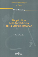 L'application de la Constitution par la Cour de cassation. 9782247082414