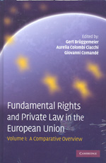 Fundamental Rights and private Law in the European Union. 9780521196338