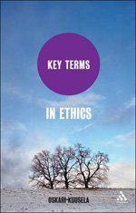 Key terms in ethics