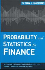 Probability and statistics for finance. 9780470400937
