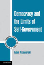 Democracy and the limits of self-government. 9780521140119