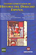 Textos comentados de Historia del Derecho español. 9788492948055
