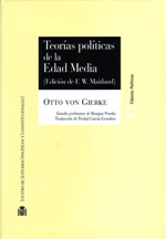 Teorías políticas de la Edad Media. 9788425914935