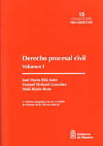 Derecho procesal civil. Vol. I