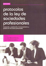 Protocolos de Ley de sociedades profesionales. 9788498768664