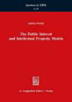The public interest and intellectual property models. 9788834800584