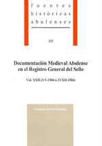 Documentación medieval abulense en el Registro General del Sello. Vol. XXII. 9788496433465
