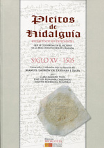 Pleitos de hidalguía extracto de sus expedientes que se conservan en el archivo de la Real Chancillería de Granada
