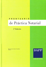 Prontuario de práctica notarial. 9788492507719