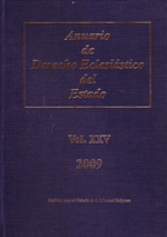 Anuario de Derecho eclesiástico del Estado. T. 25. 100883912