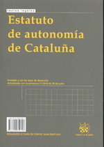 Estatuto de Autonomía de Cataluña. 9788499850306