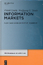 Information markets. 9783110236095