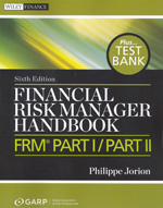 Financial risk manager handbook + test bank. 9780470904015