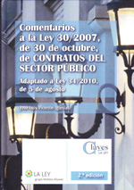 Comentarios a la Ley 30/2007, de 30 de octubre, de contratos del sector público. 9788481268010