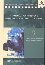 Hermenéutica jurídica e interpretación constitucional. 100892543