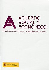 acuerdo social y económico = A social and economic agreement. 9788484173823