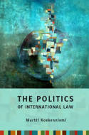 The politics of international Law. 9781841139395