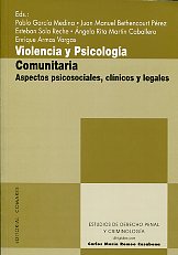 Violencia y psicología comunitaria. 9788498368260