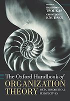 The Oxford handbook of organization theory. 9780199275250